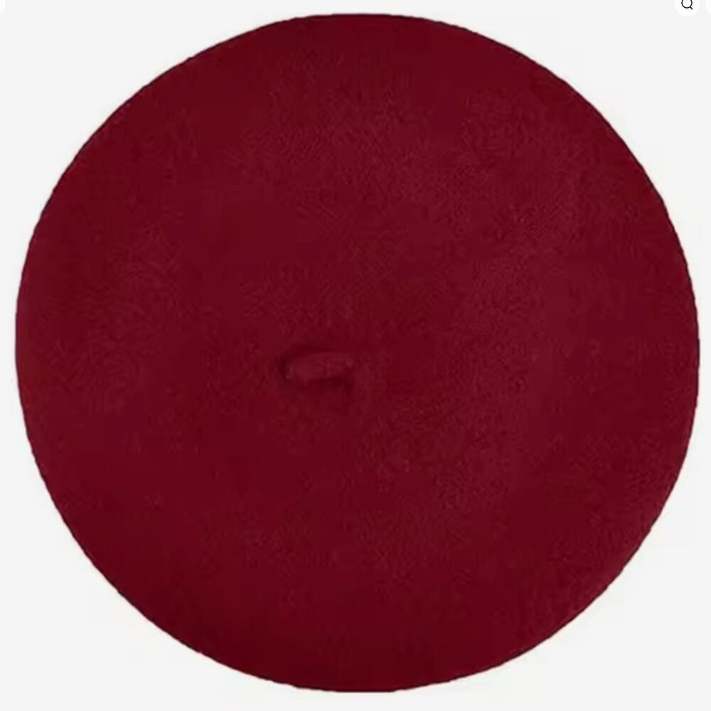 Wine Wool Beret